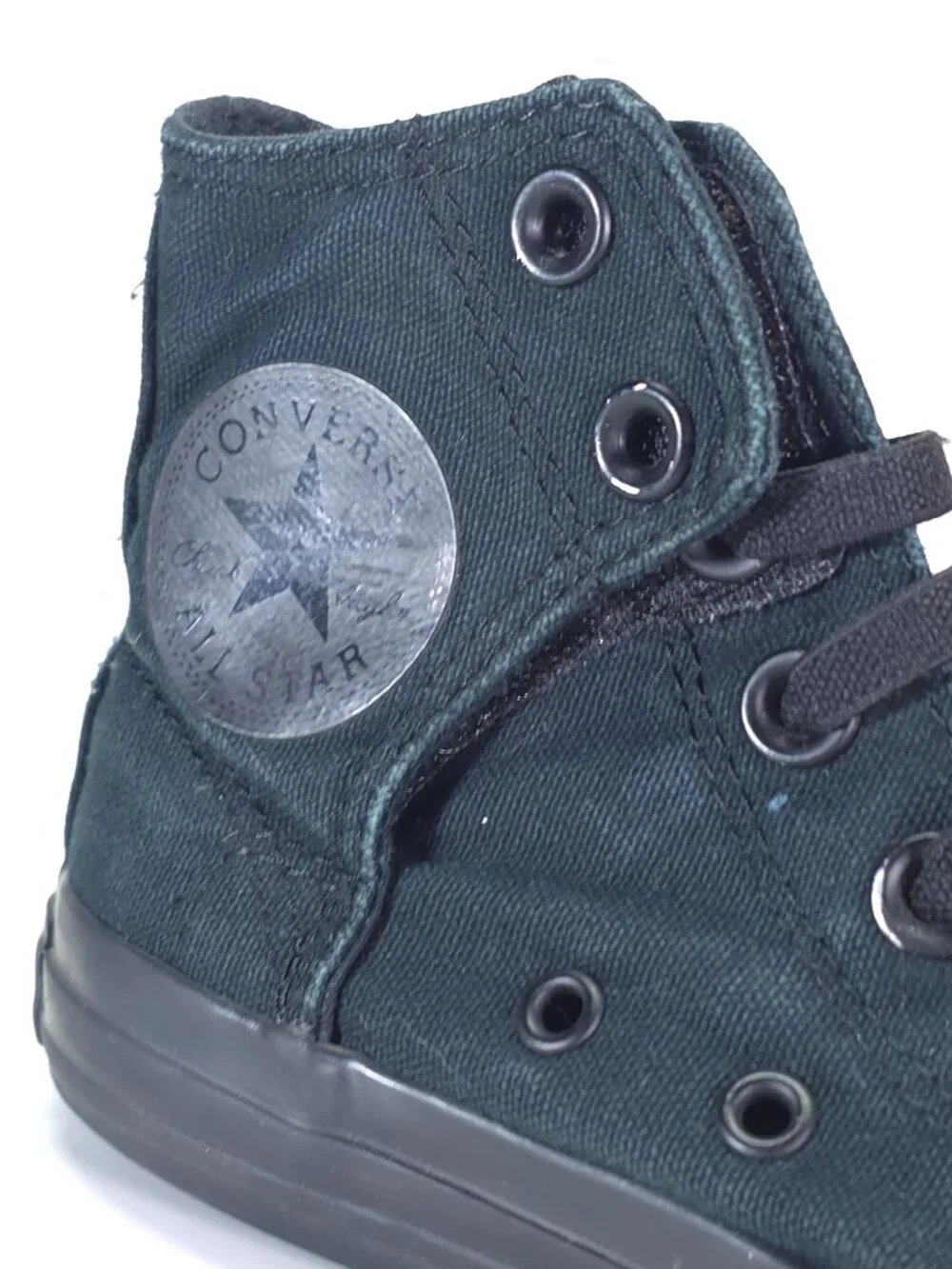 Converse Chuck Taylor All Star Hi Black Kids Size 12 Sneakers